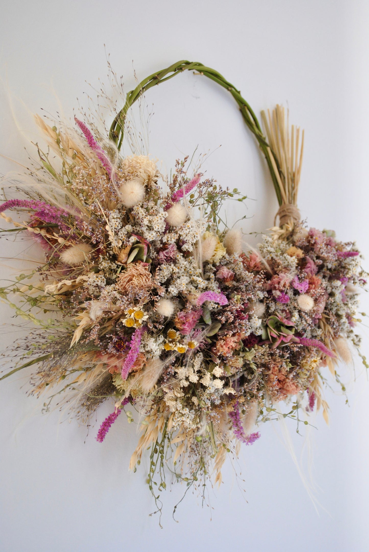 Half Moon Wreath - So Pretty!