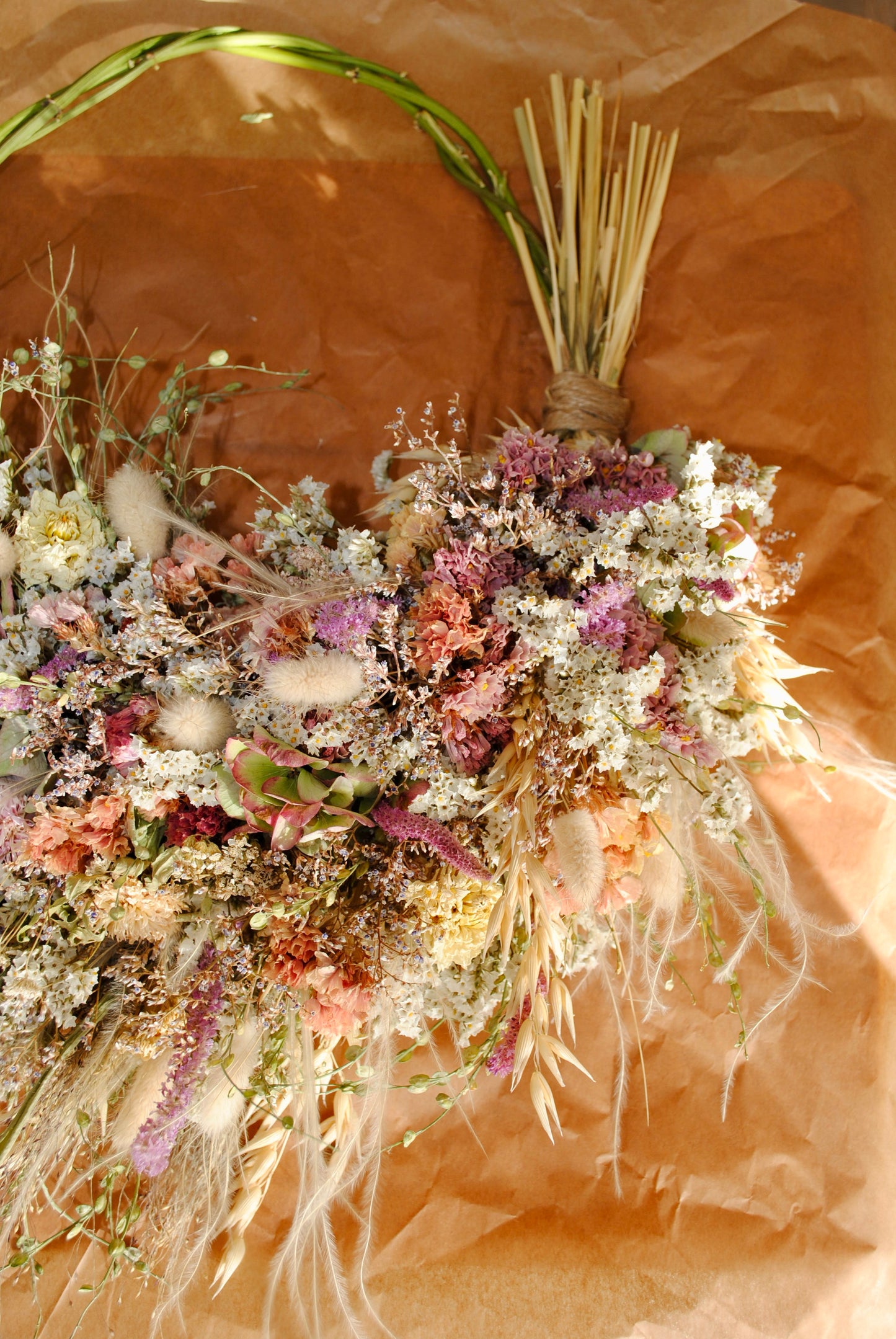 Half Moon Wreath - So Pretty!