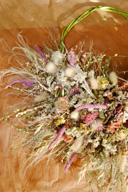 Half Moon Wreath - So Pretty!