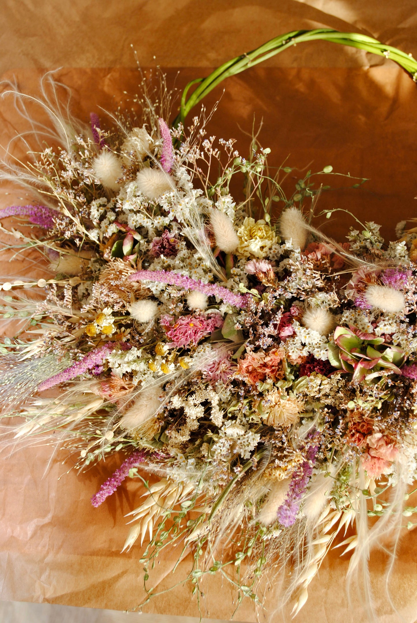 Half Moon Wreath - So Pretty!