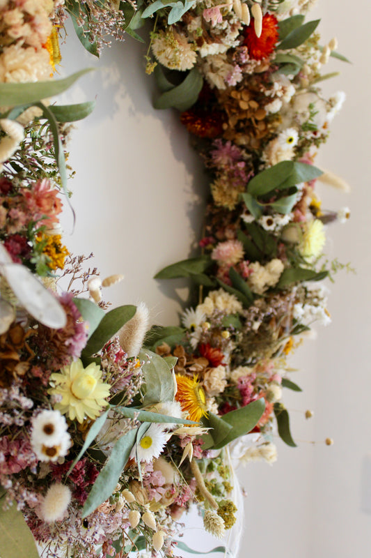 Large Full Circle Wreath - All the flowers